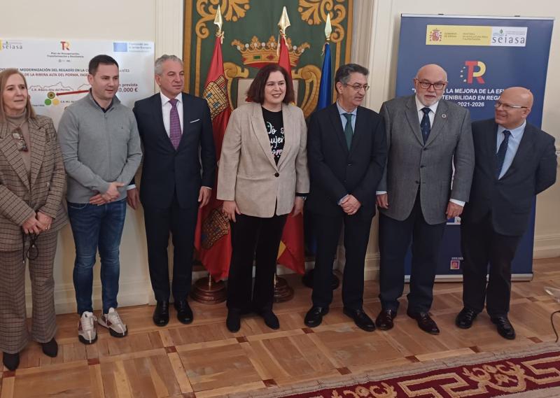 El Ministerio de Agricultura, Pesca y  Alimentación invierte 125 millones de euros  en la modernización del regadío del norte  de Castilla y León